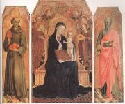 Viirgin and child Enthroned with six Angels (mk05)